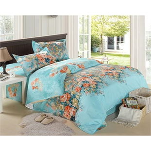 藝森家紡 全棉斜紋綠色環(huán)保印花四件套 愛麗絲怎么樣,好不好